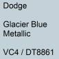 Preview: Dodge, Glacier Blue Metallic, VC4 / DT8861.